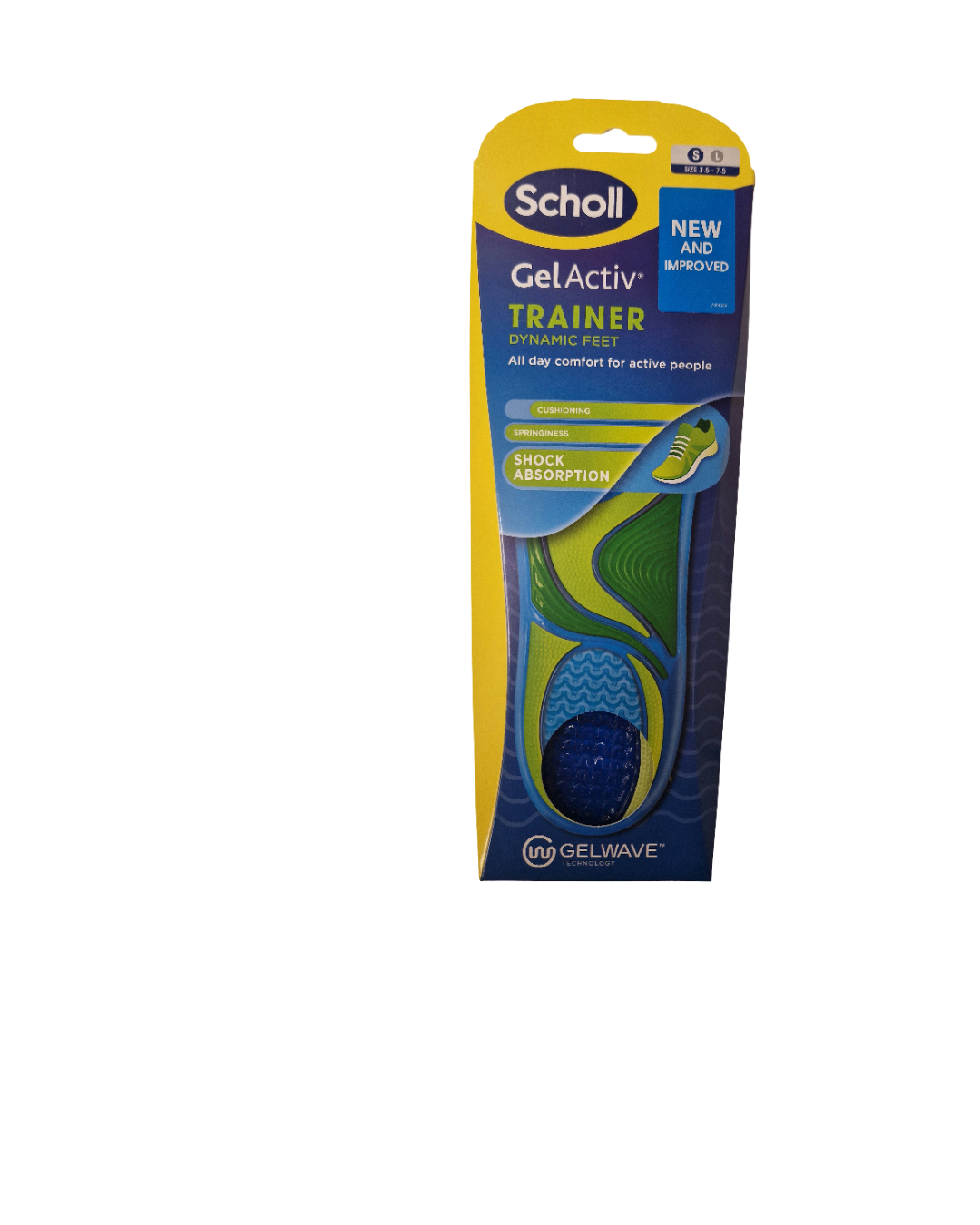 Scholl Gel Activ Trainer Insoles Small 3.5-7.5