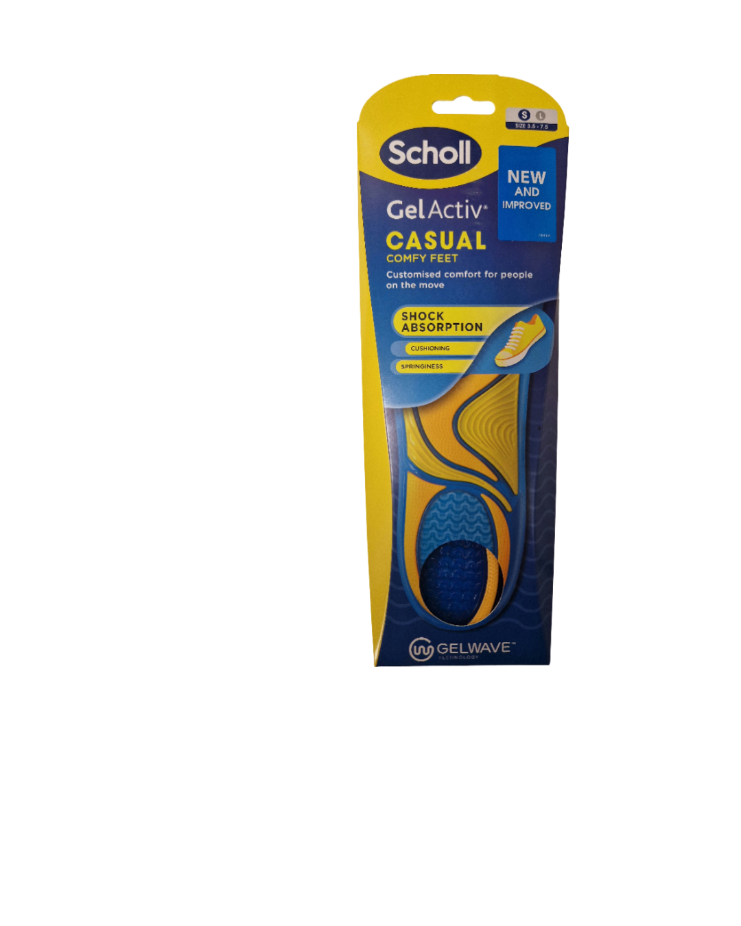 Scholl Gel Activ Casual Insoles Small 3.5-7.5