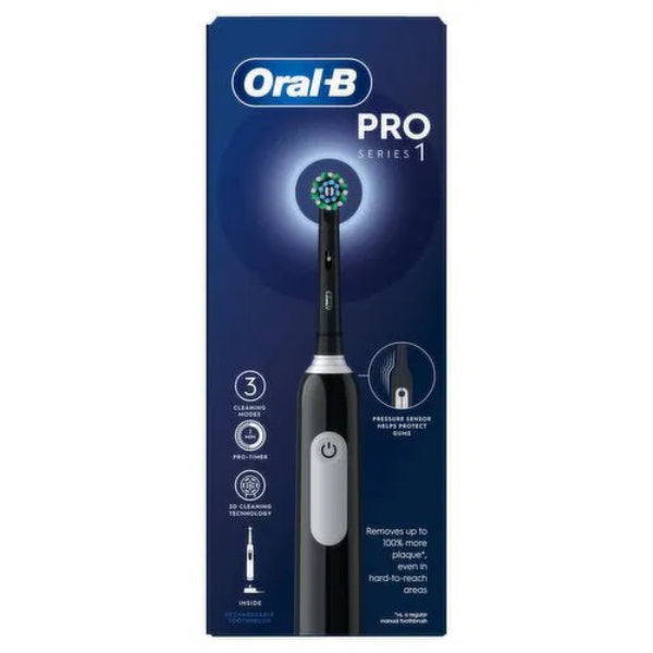 Oral B Pro 1 Cross Action Black Toothbrush