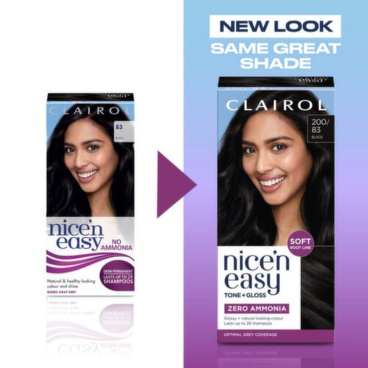 Clairol Nice N ' Easy Tone + Gloss 200/83 Black