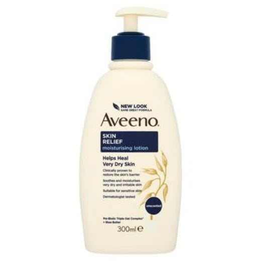 Aveeno Skin Relief Lotion Pump Shea Butter 300Ml