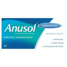 Anusol Suppositories 12 Pack