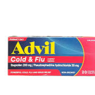 Advil Cold & Flu 20 Tabs
