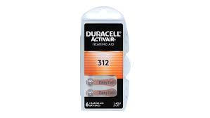 Duracell Hearing Aid Batteries 312
