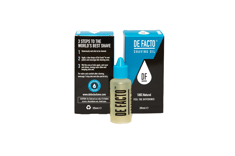 De Facto Shaving Oil 100% Natural 50ml