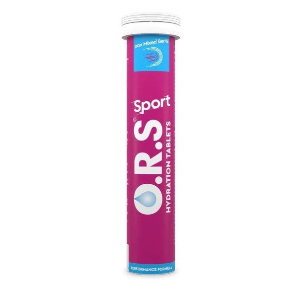 Ors Sport Hydration Tablets Mixed Berry 20 Tabs