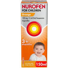 Nurofen For Children 150ml Orange + Syringe