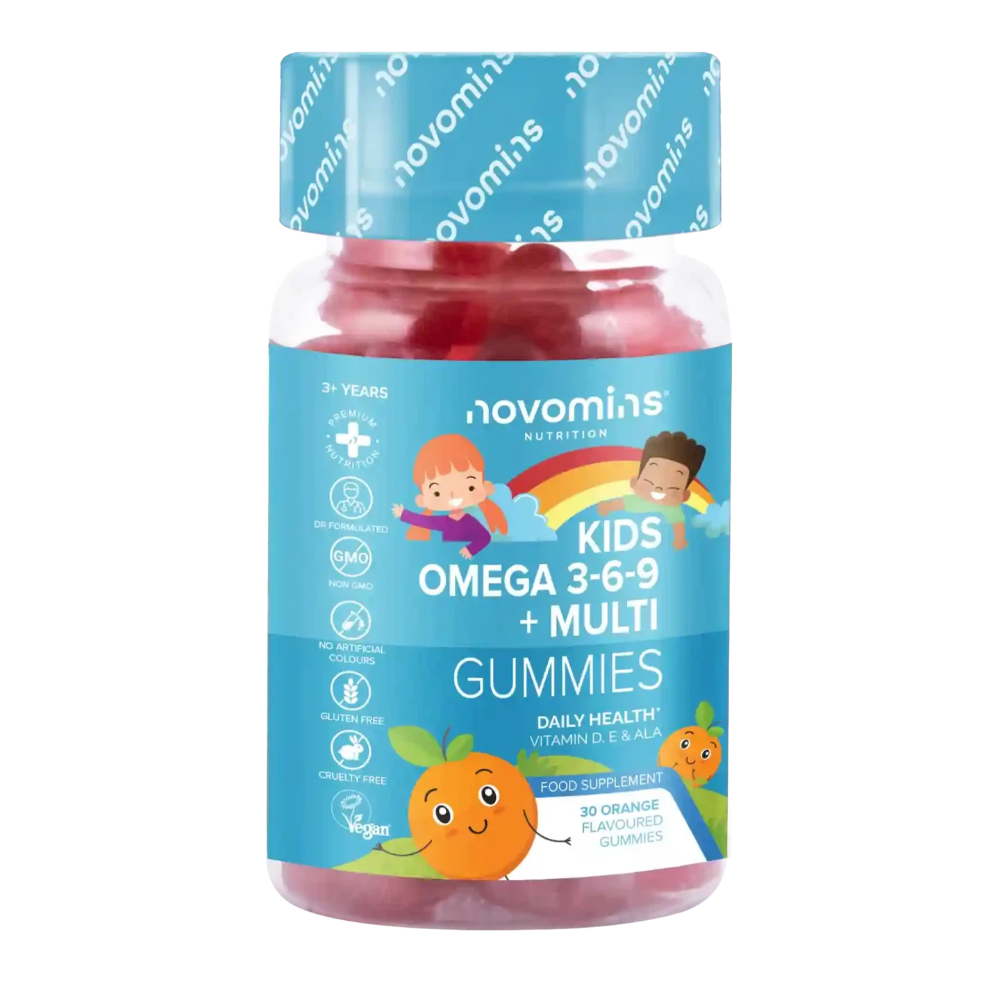Novomins Kids Omega 3-6-9 + Multi Gummies 30 Gummies