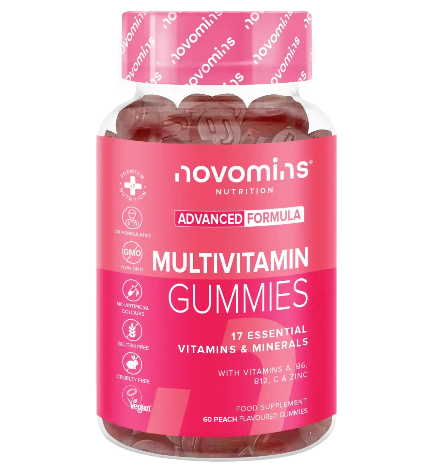 Novomins Multivitamin Gummies 60 Gummies