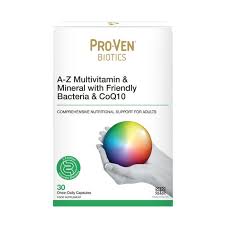 Pro-Ven Multivitamin A-Z With Friendly Bacteria & CoQ10 30 Caps
