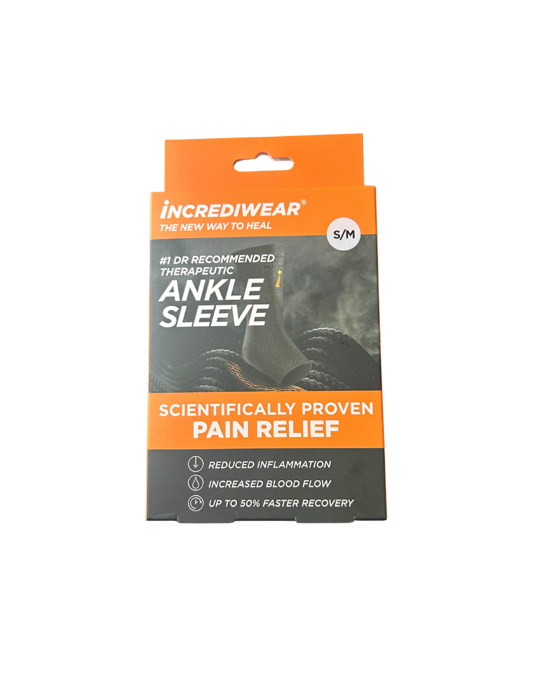 Incrediwear Active Pain Relief Ankle Sleeve Small/Med