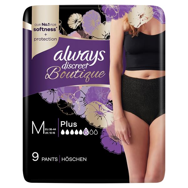 Always Discreet Boutique Black Pants Med 9S