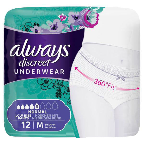 Always Discreet Pants Normal Medium White