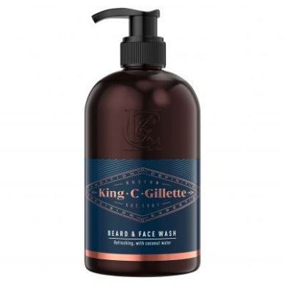King C Gillette Beard Face and hair Wash 3 in 1 350ml