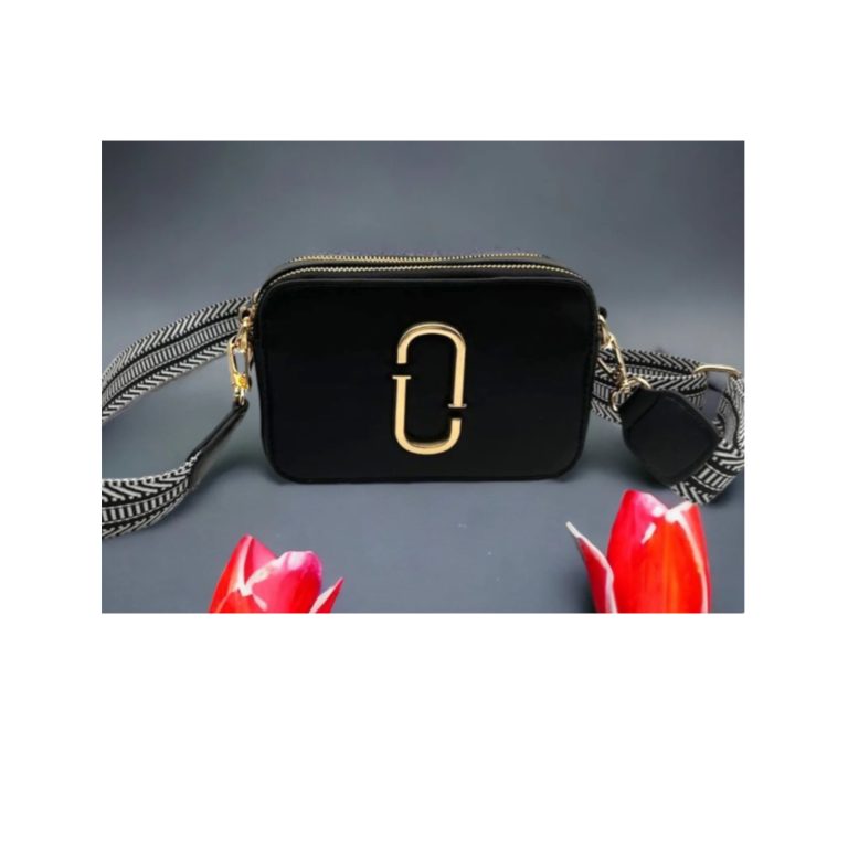 Jenny Glow Black Rectangle Handbag