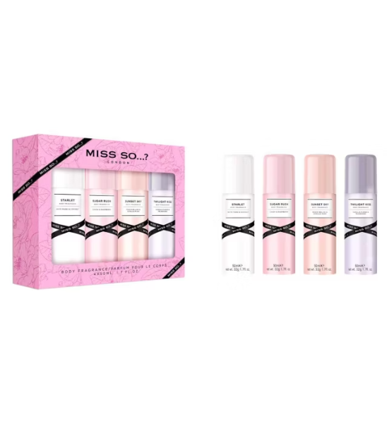 Miss So Mini Body Fragrance 4 x 50ml