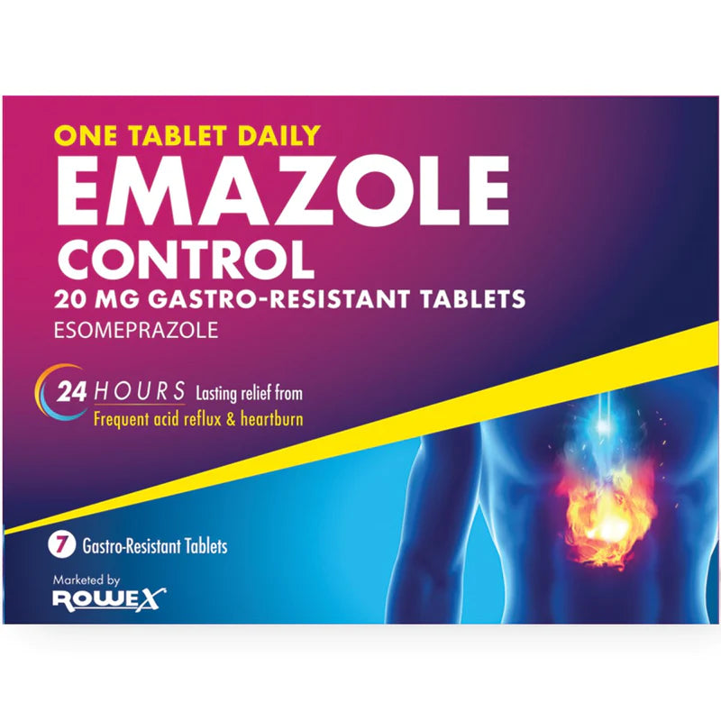 EMAZOLE CONTROL 20MG TABS 7s