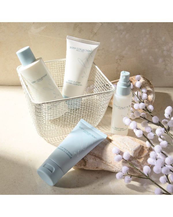 Body Collection Spa Wire Basket 4 Piece Gift Set