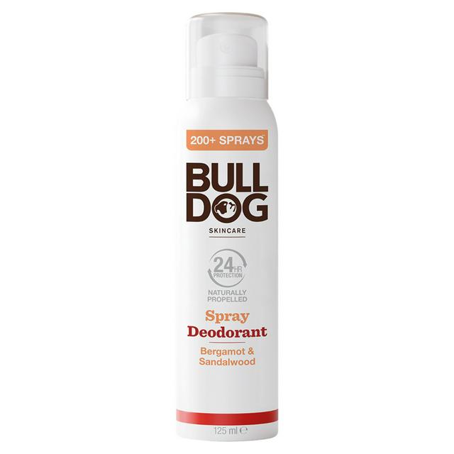 Bulldog Deodorant Spray Bergamot & Sandalwood 125ml