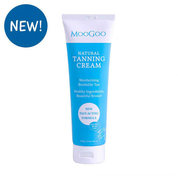 MooGoo Natural Tanning Cream Buildable Tan 120G