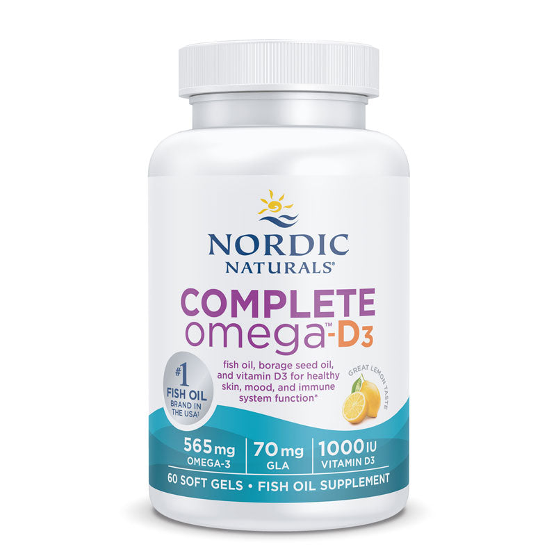Nordic Naturals Complete omega -D3 60 Soft Gels
