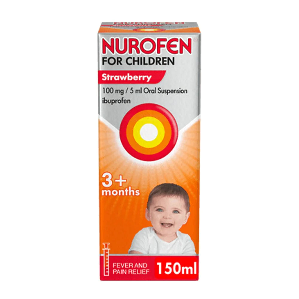 Nurofen Strawberry 3Months 150Ml with Syringe