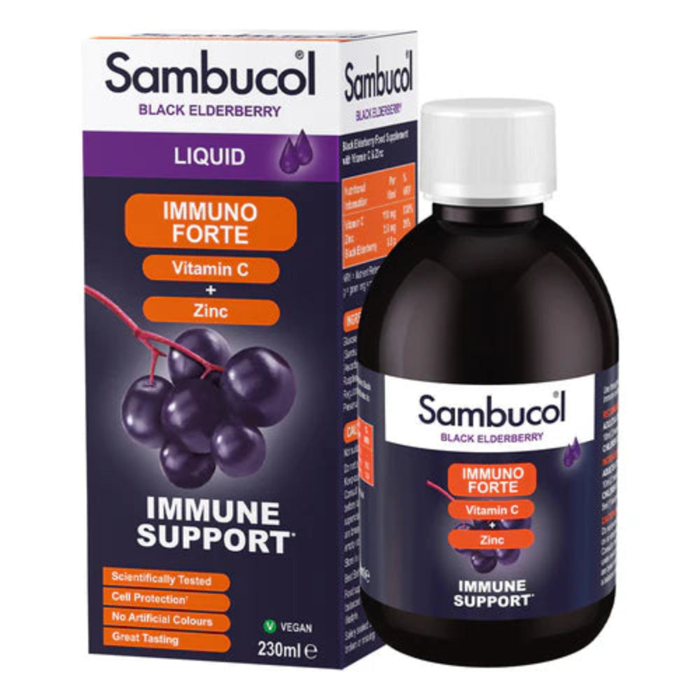 Sambucol Immuno Forte Black Elderberry Liquid 230ml