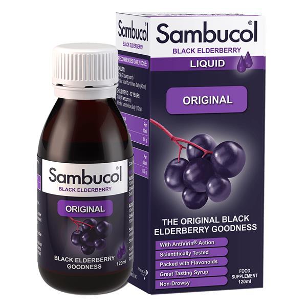 Sambucol Tonic Black Elderberry 120Ml expired April 24