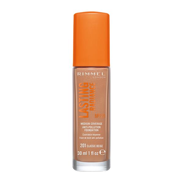 Rimmel Lasting Radiance Foundation Classic Beige 201 30ml