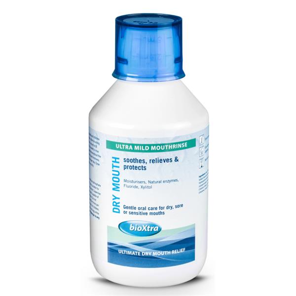 Bioxtra Ultra Mild Dry Mouth Rinse Alcohol Free 250ml
