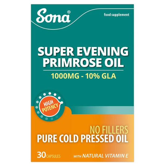 Sona Super Evening Primrose Oil 1000Mg 2x30