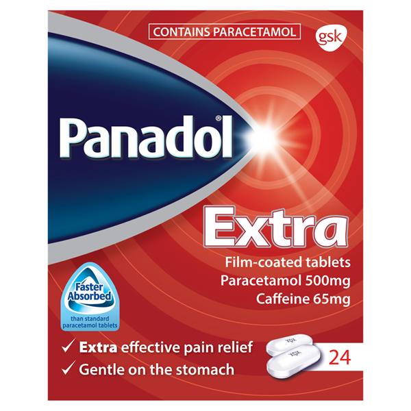 Panadol Extra 24 Film Coated Tablets