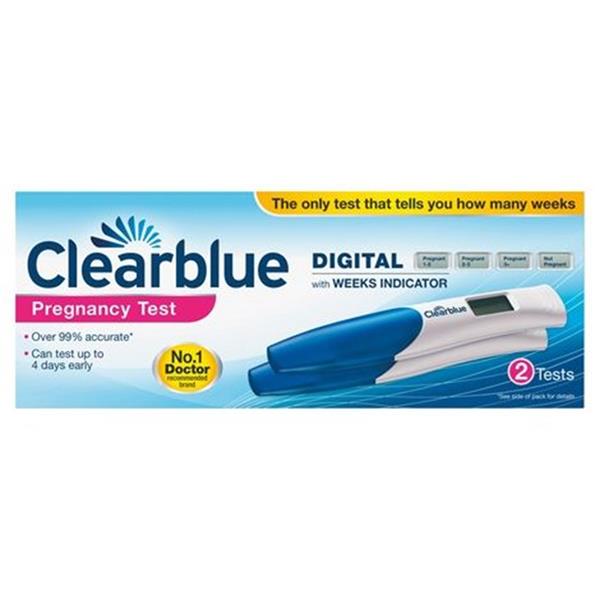 Clearblue Digital Pregnancy Test Weeks Indicator 2 Tests Crowley’s