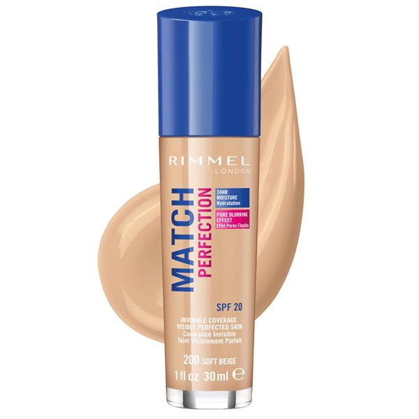 Rimmel Match Perfection Foundation Soft Beige 200