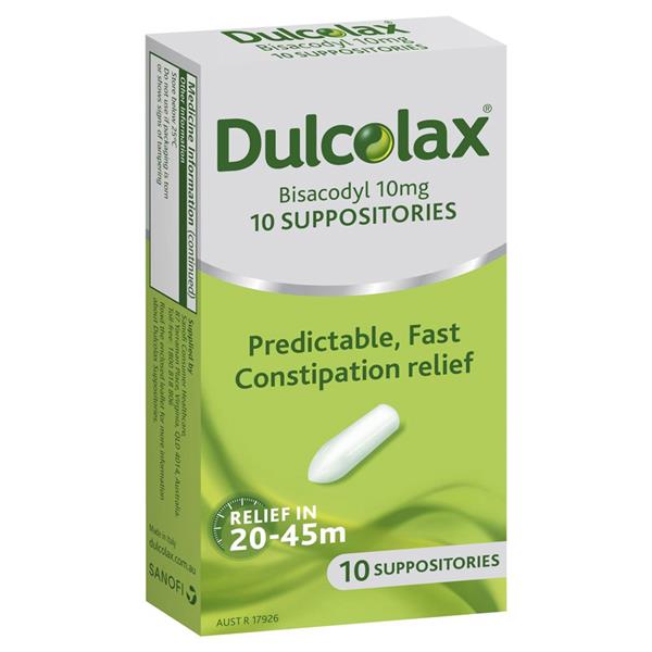 Dulcolax Supp 10Mg – Crowley's Pharmacy