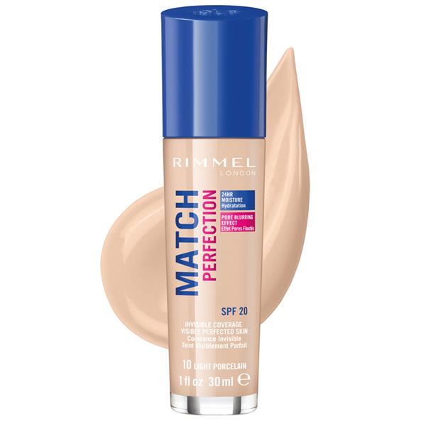 Rimmel Match Perfection Foundation Light Porcelain 10