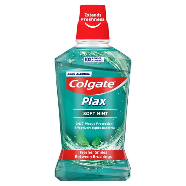 Colgate Mouth Rinse Plax Green 500Ml