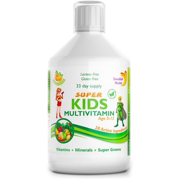 Swedish Nutra Multi Vitamin Super Kids 500Ml EXPIRED OCTOBER 25
