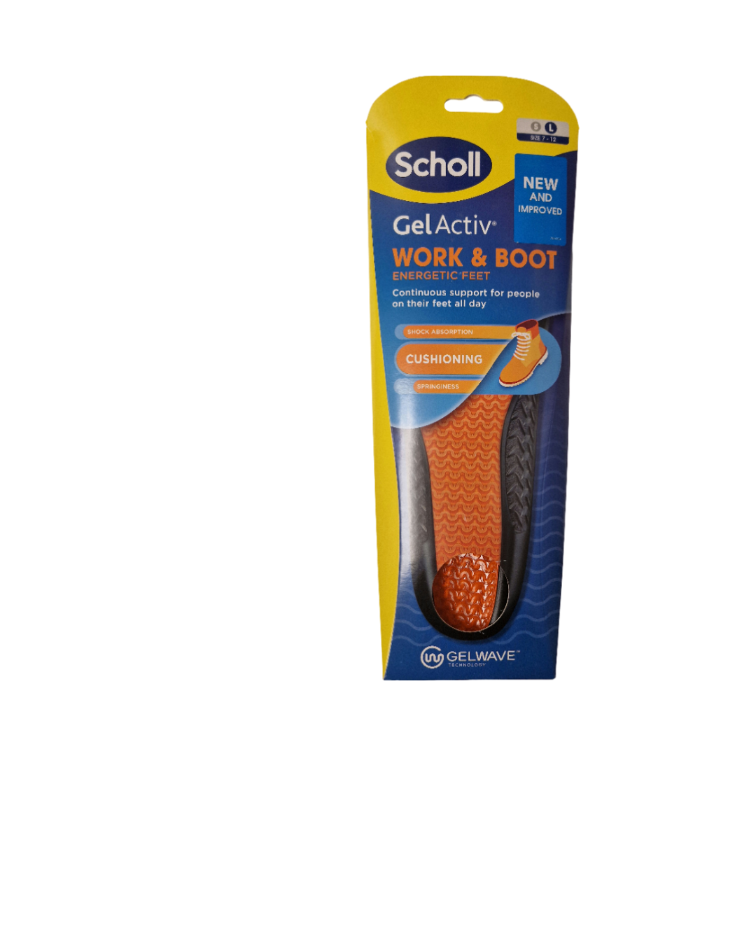 Scholl Gel Activ Work &amp; Boot Insoles Large 7-12
