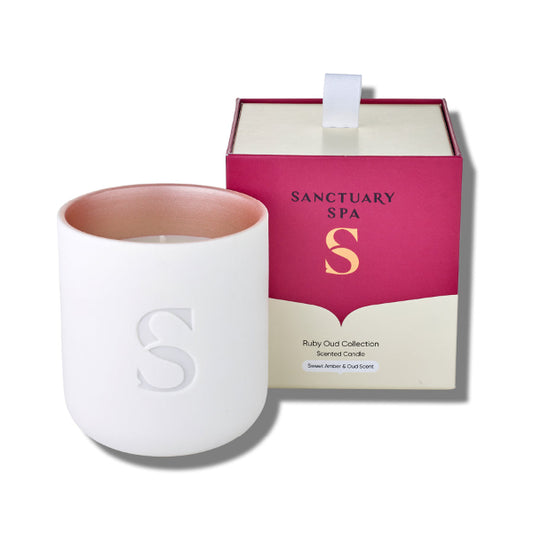 Sanctuary Spa Candle Ruby Oud Collection
