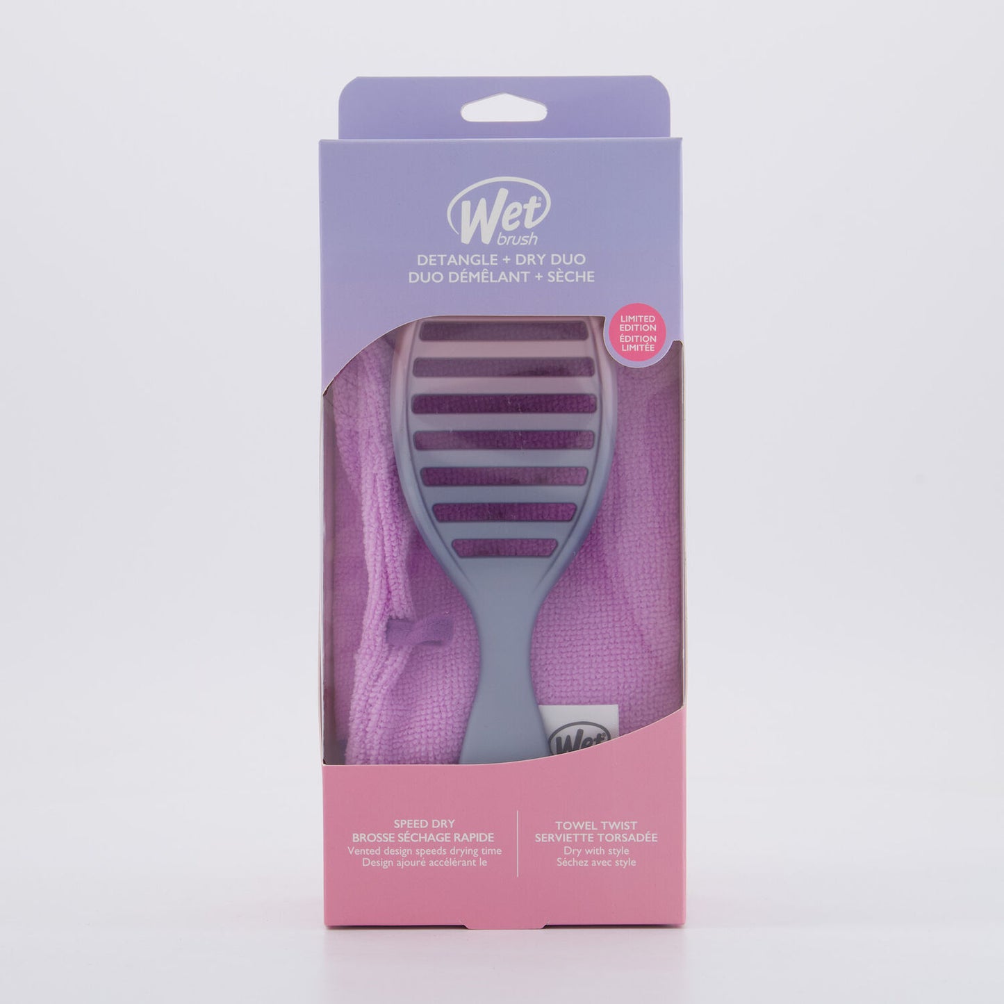 Wet Brush Detangle Brush And Towel Set