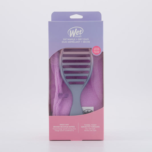 Wet Brush Detangle Brush And Towel Set