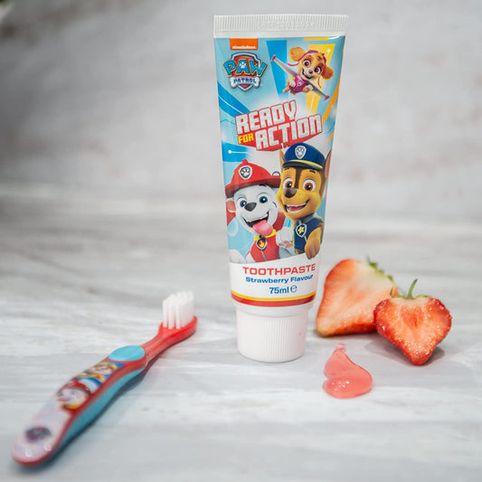 Paw Patrol Ready for Action Toothpaste Strawberry Flavour 3+ 75ml