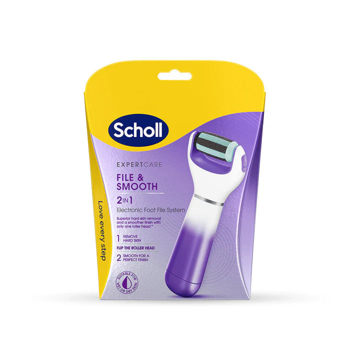 Scholl File & Smooth 2in1 Foot File Purple