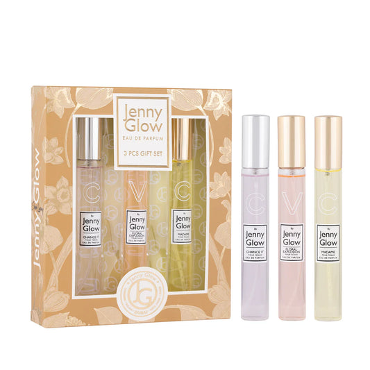 Jenny Glow 3 Pcs Ladies Gift Set 15ml Edp Chance It, Floral Explosion, Madame