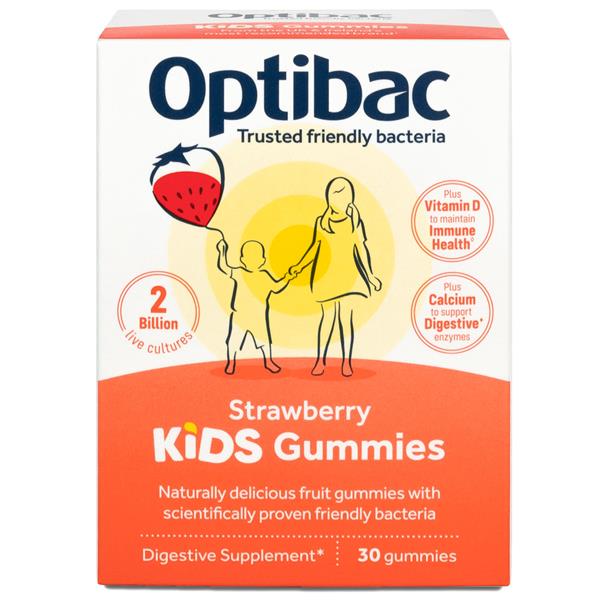 Optibac Strawberry Kids Gummies 30 Tabs