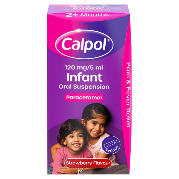Calpol Infant Liquid Syringe 60Ml Strawberry