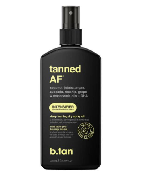 B.Tan Tanned AF Deep Tanning Intensifier Dry Spray Oil 236ml