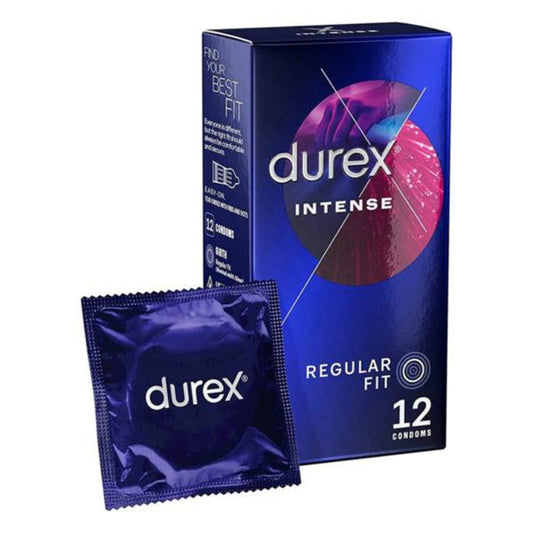 Durex Ultimate Intense Regular Fit Condoms 12 Pack