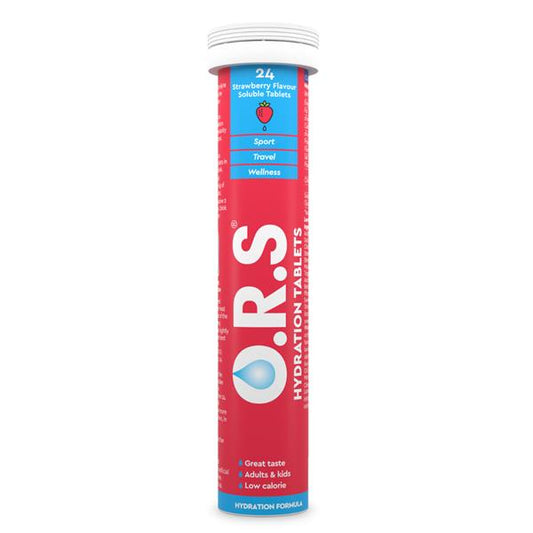 Ors Hydration Tabs Strawberry 24s